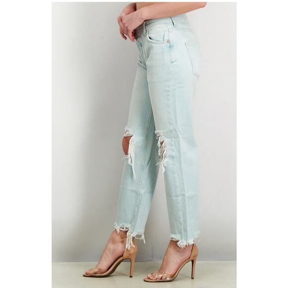 We The Free Maggie Straight Jean in Light Wash Size 29 - Picture 8 of 11